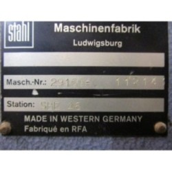 STAHL DELIVERY SBP 1985