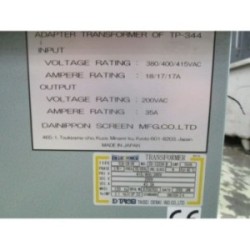 TRANSFORMER 400V / 230V 2008