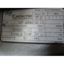 COMPRESSOR RIETSCHLE 1987