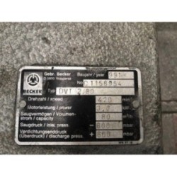 COMPRESSOR BECKER 1991