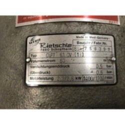 COMPRESSOR RIETSCHLE 1983